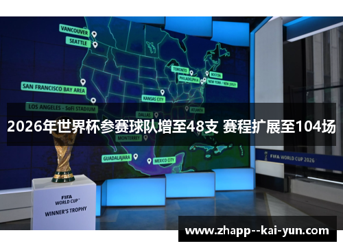 2026年世界杯参赛球队增至48支 赛程扩展至104场 2026年世界杯参赛球队增至48支 赛程扩展至104场
